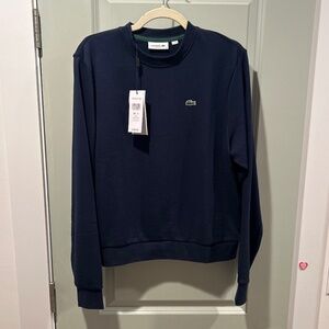 NWT Navy Lacoste Sweatshirt
